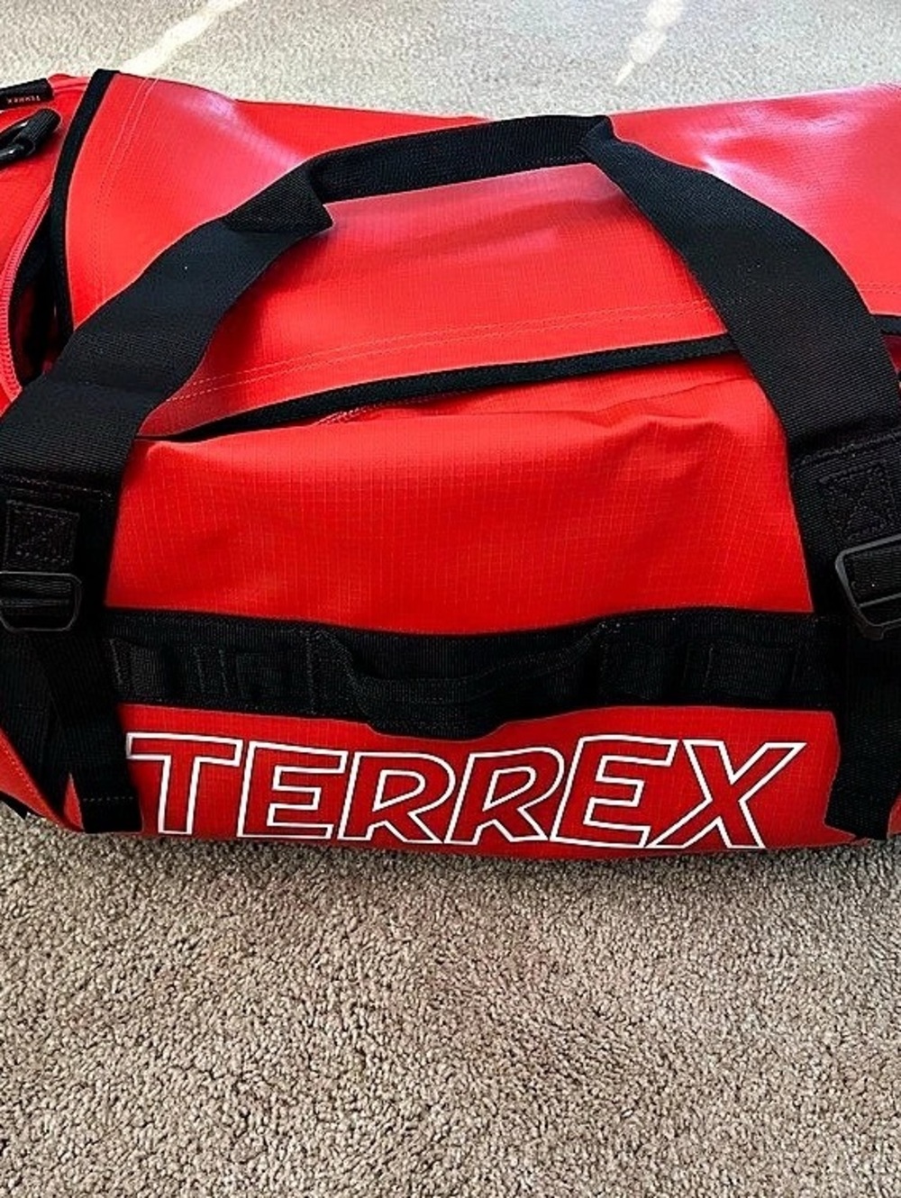 adidas Terrex Duffel Bag Duffel Bag Red & Black NWT